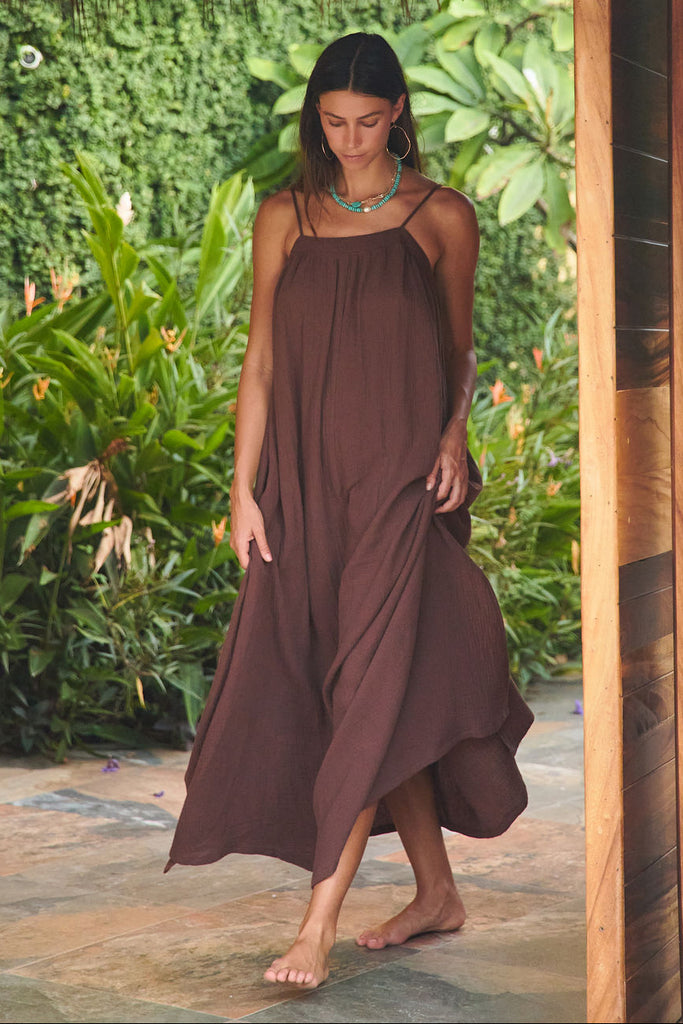 chinese dress ladies Lucca Dress // Cocoa