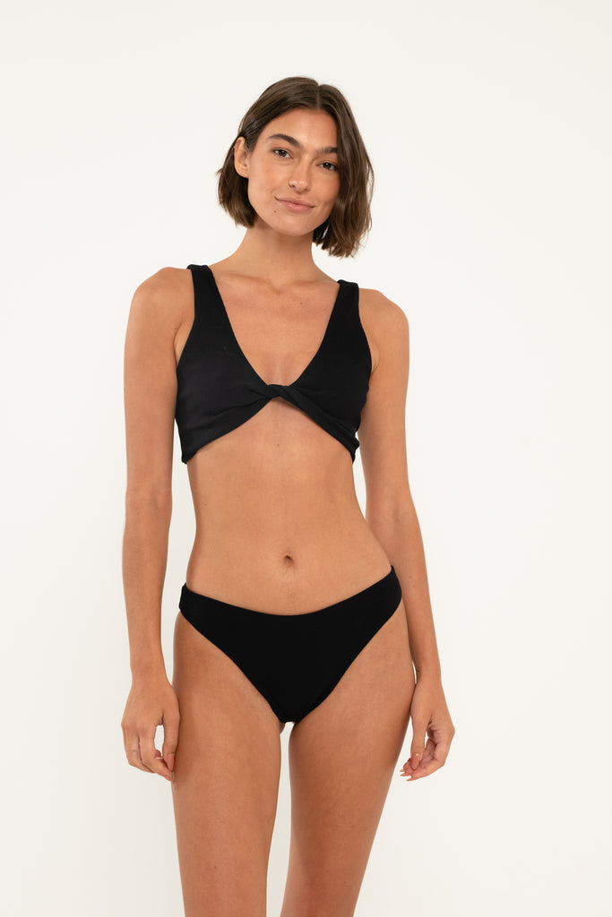 Citrine Swim Triangle Bikini Top Size L Floral Allie rrp $99 x Free People