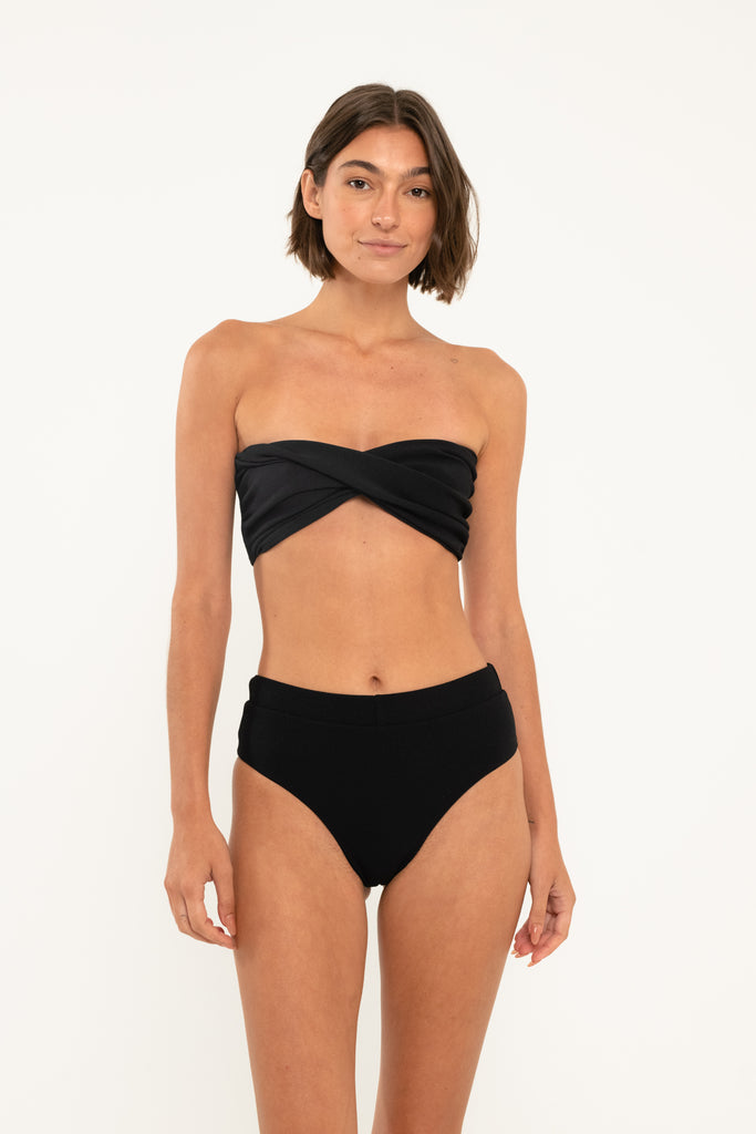 Womens Citrine Swim Swimwear  Ivy Ruffled Bikini Top CREAM <  Ditchlingstudio