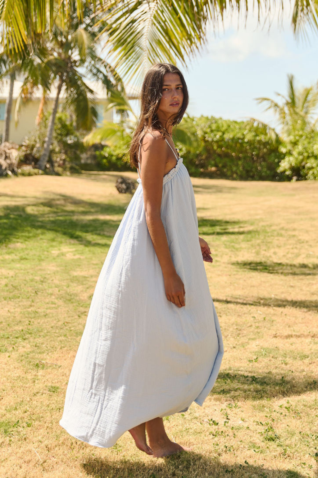 Haylee Dress // Pale Blue (gauze) Haylee Dress // Pale Blue (gauze)