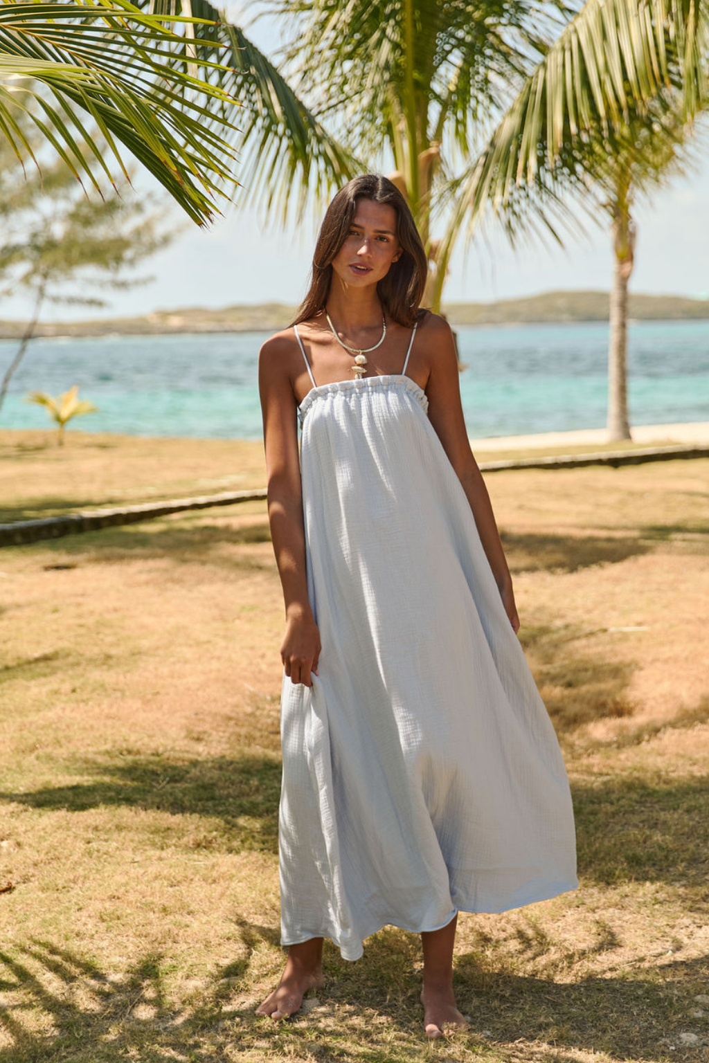 Haylee Dress // Pale Blue (gauze) Haylee Dress // Pale Blue (gauze)